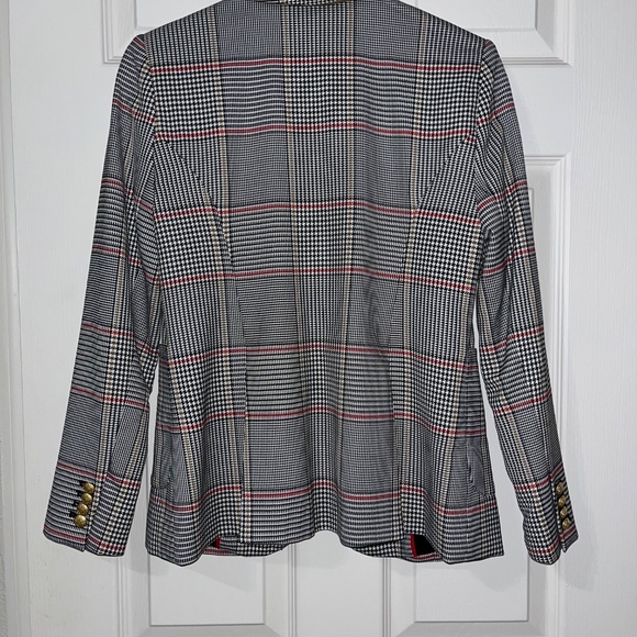 Court & Rowe Houndstooth Plaid Single Button Blazer - Picture 10 of 12